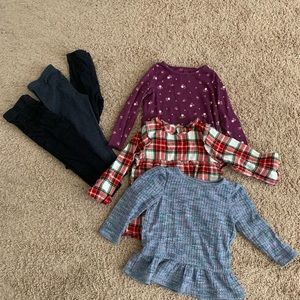 18-24 month girl fall clothing lot